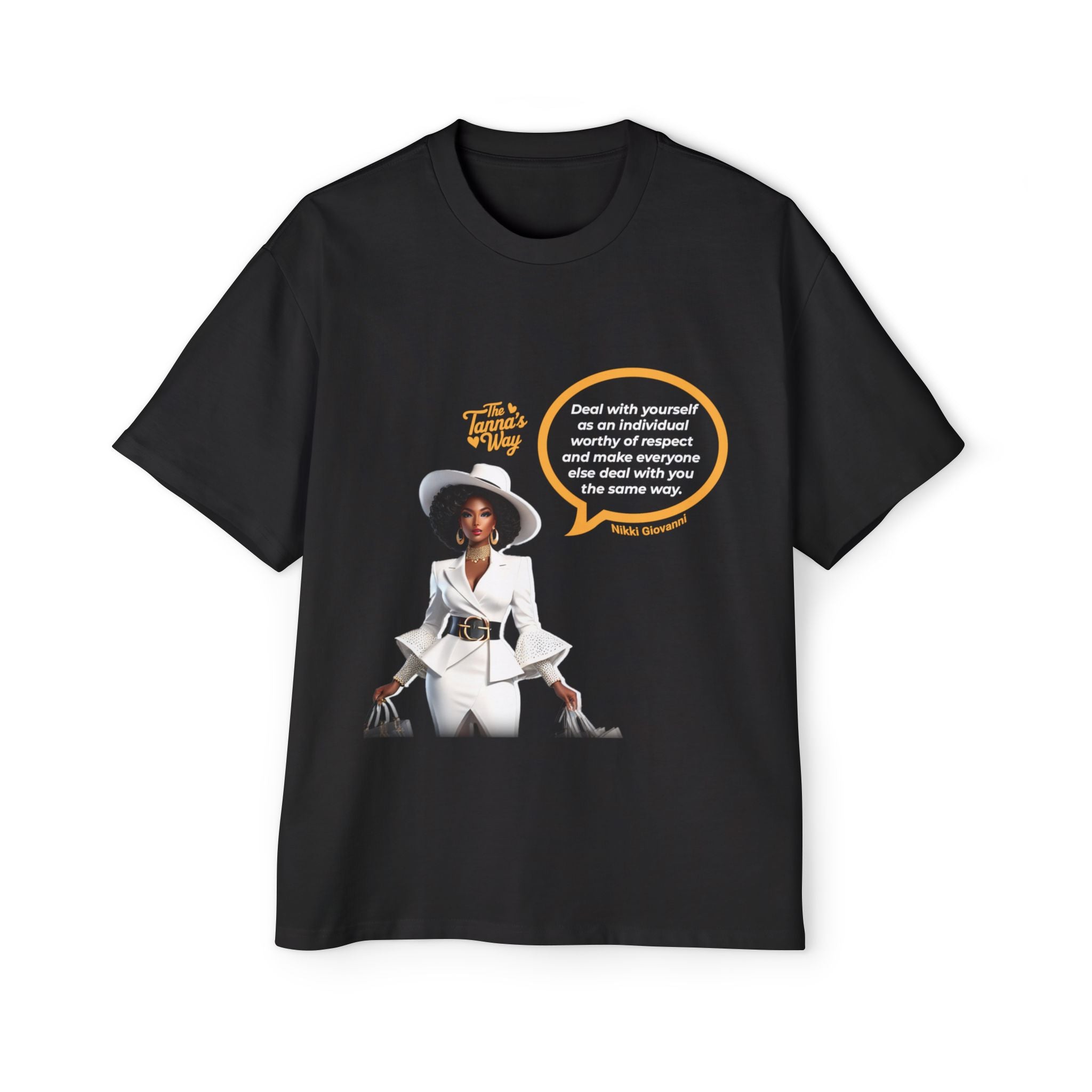 Nikki Giovanni | Men's Heavy Oversized Tee